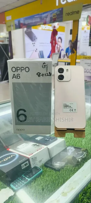 New Oppo A6 128 GB Rose Gold