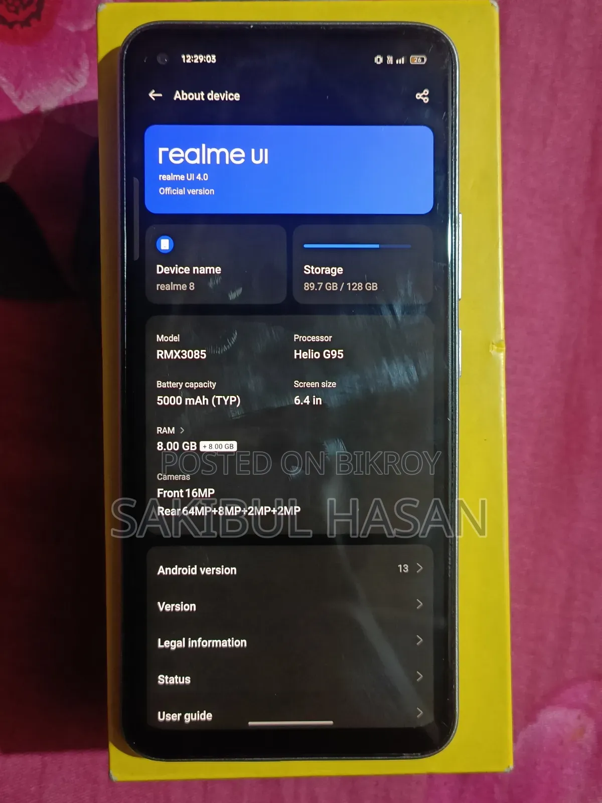 Realme 12 128 GB Silver