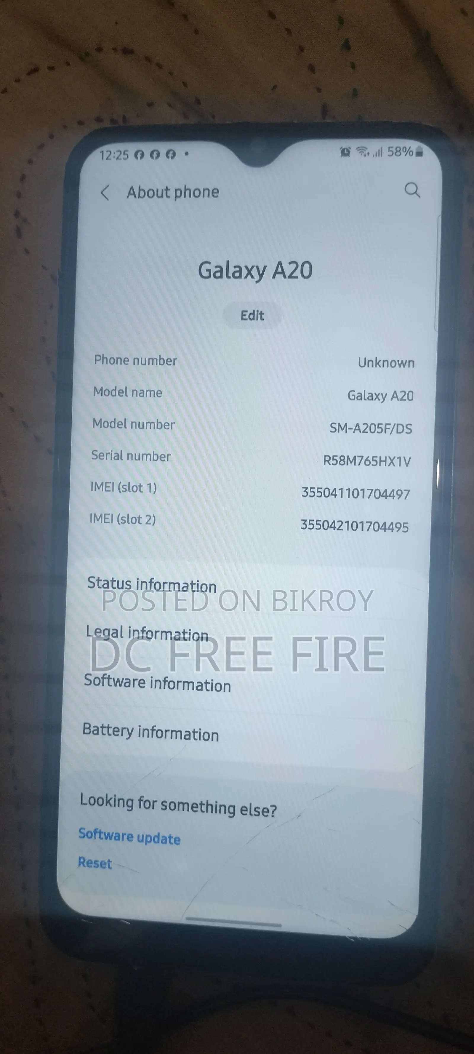 Samsung Galaxy A20 32 GB Black