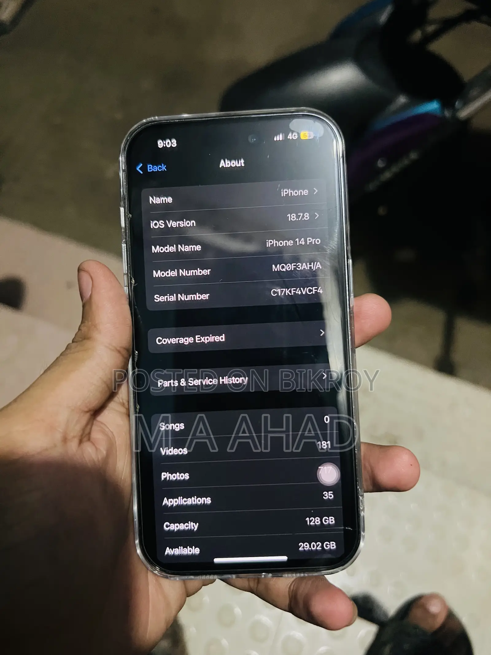 Apple iPhone 14 Pro 128 GB Blue