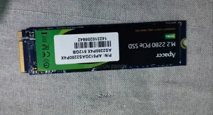 Apacer AS2280P4X 512GB NVMe M.2 SSD | 97% Health | High Speed SSD