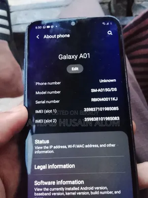 New Samsung Galaxy A01 16 GB Black