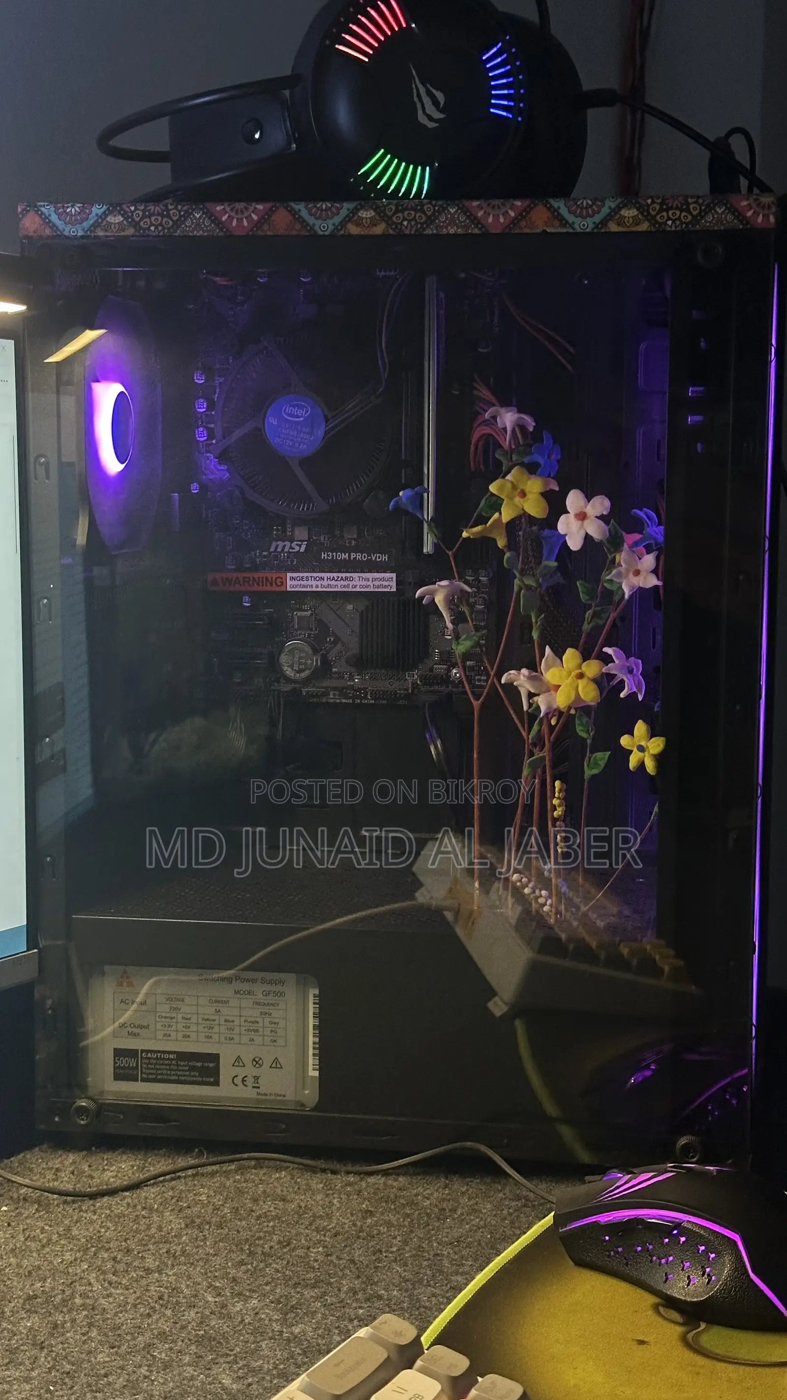 Desktop Computer MSI 16GB Intel Core i5 SSD 512GB