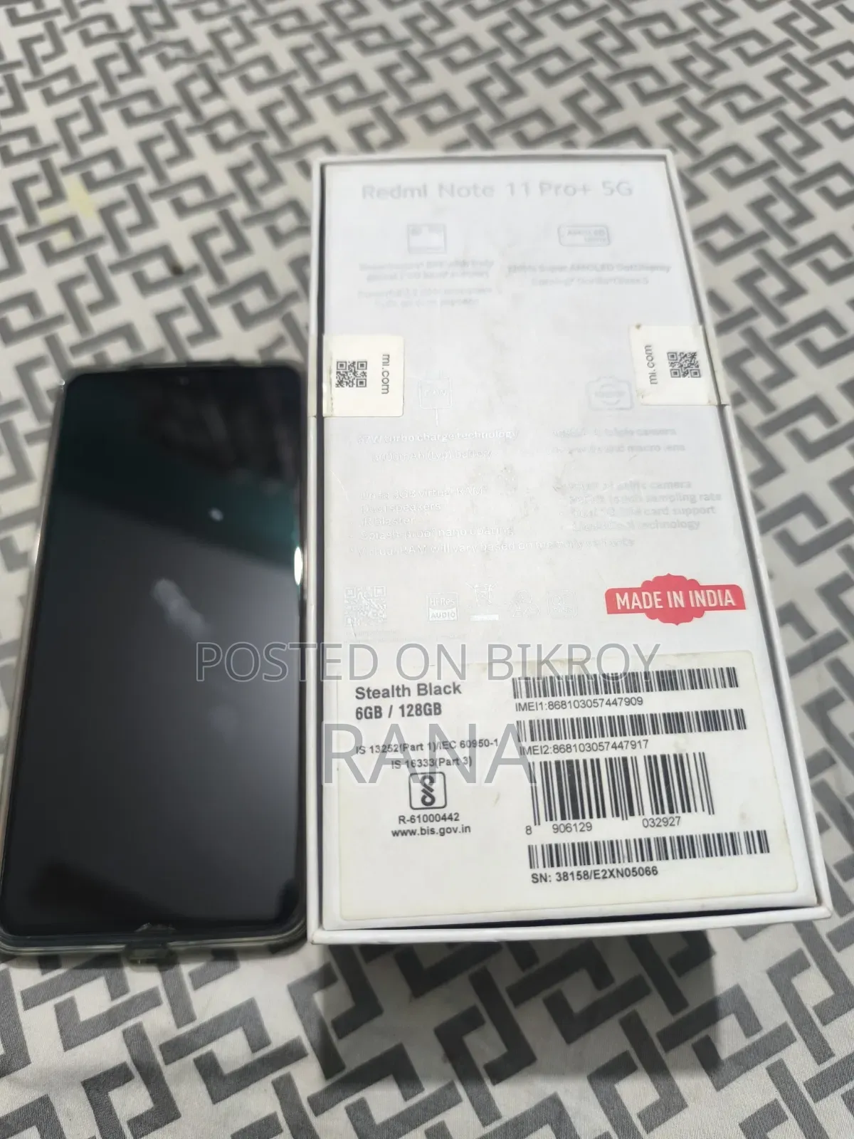Xiaomi Redmi Note 11 128 GB Black