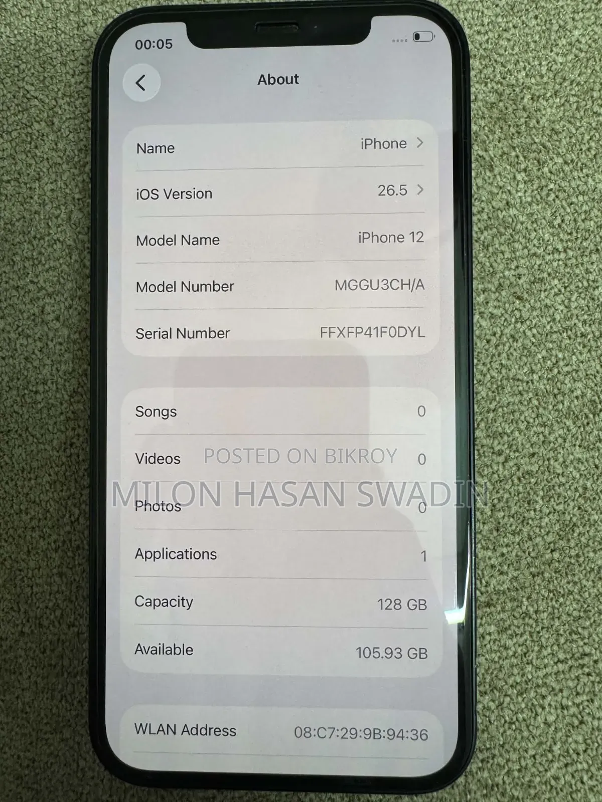 Apple iPhone 12 128 GB Blue