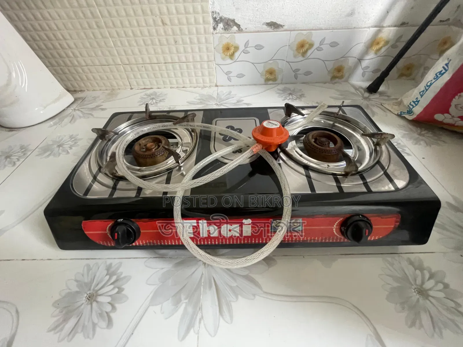 Beximco Gas Cylinder + Two-Burner Gas Stove (Used)