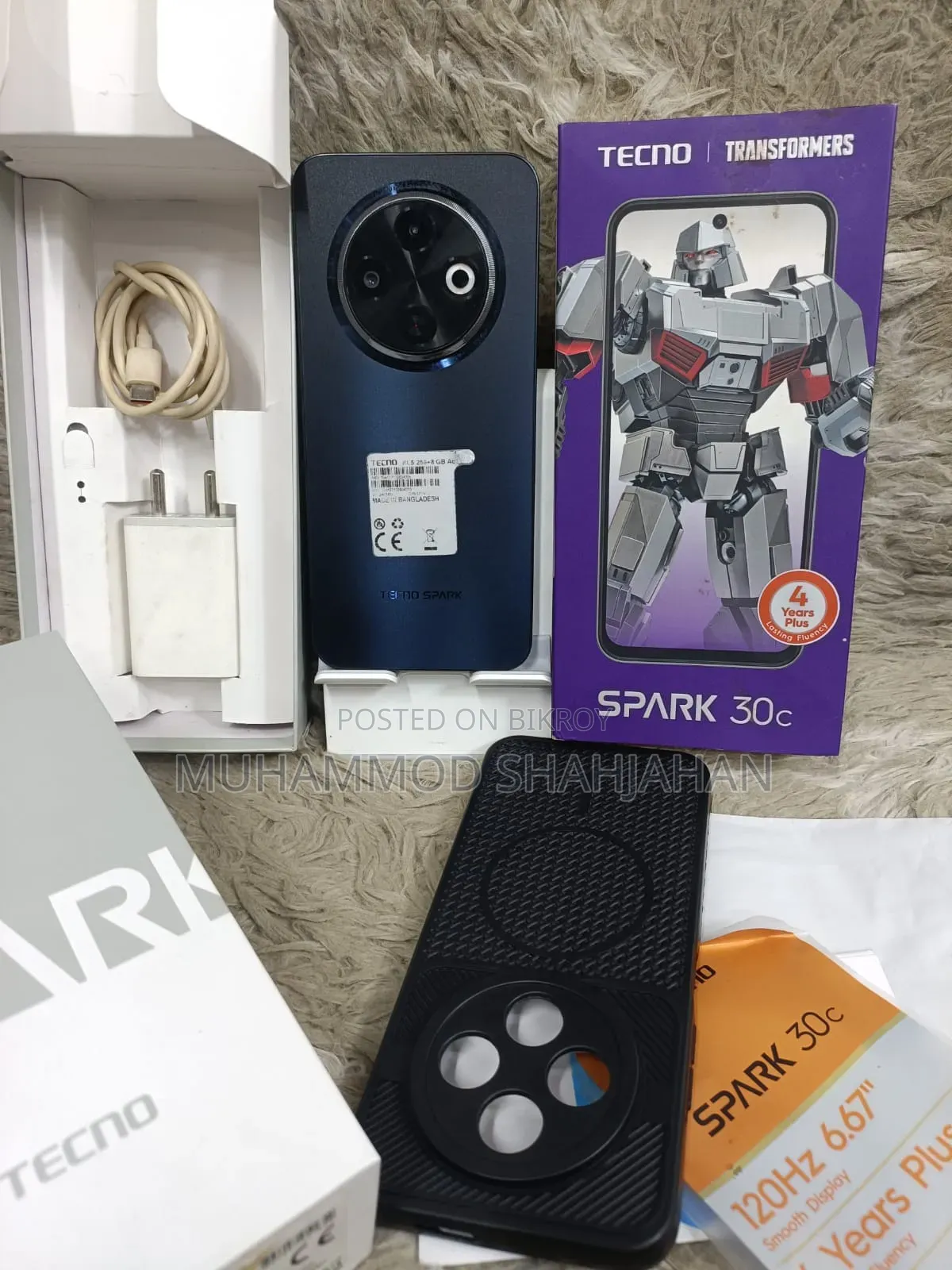 Tecno Spark 30C 128 GB Black