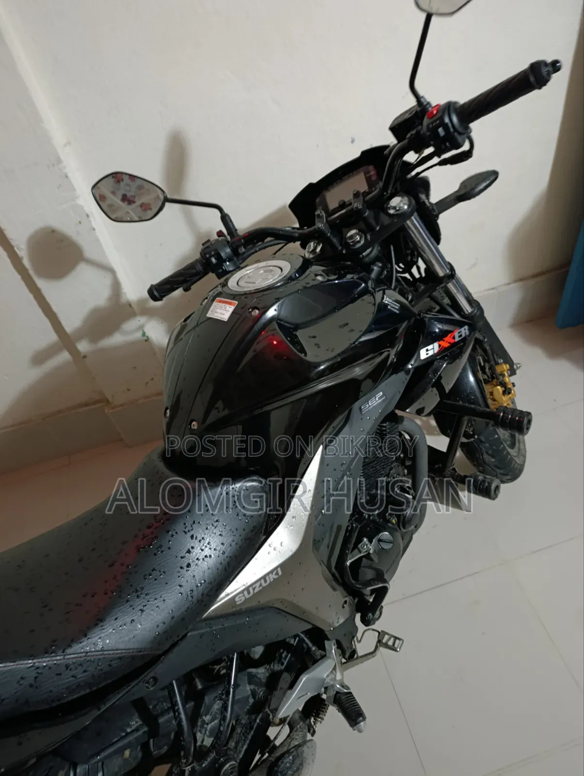 নতুন সুজুকি জিক্সার মনোটোন ২০২৫ কালো