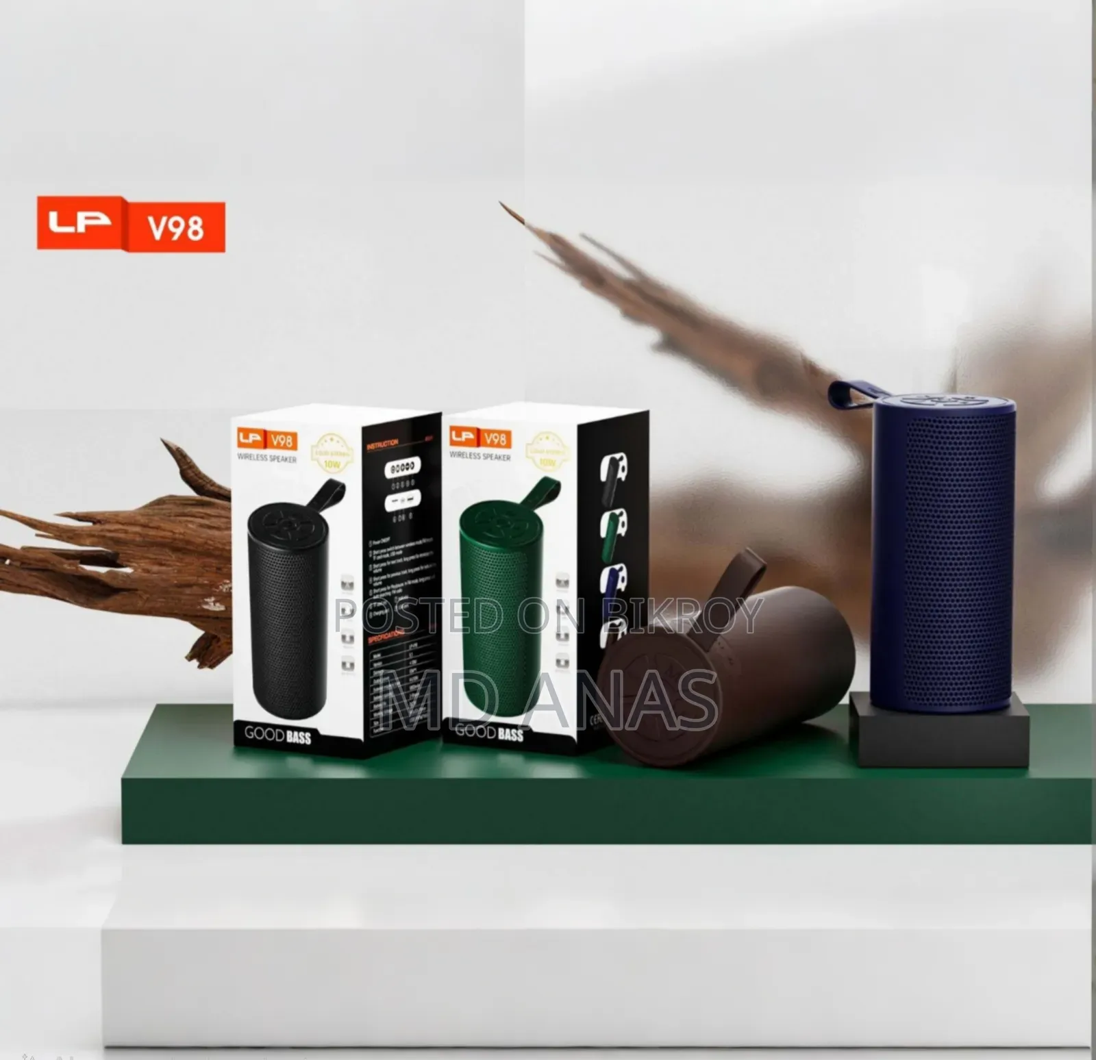Lp‐V98 Wireless Bluetooth Portable Speaker