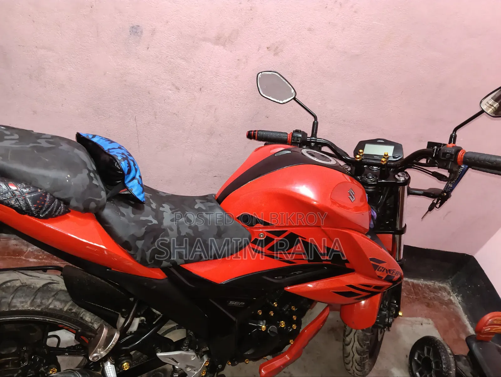 সুজুকি জিক্সার এফআই এবিএস ২০২২ লাল