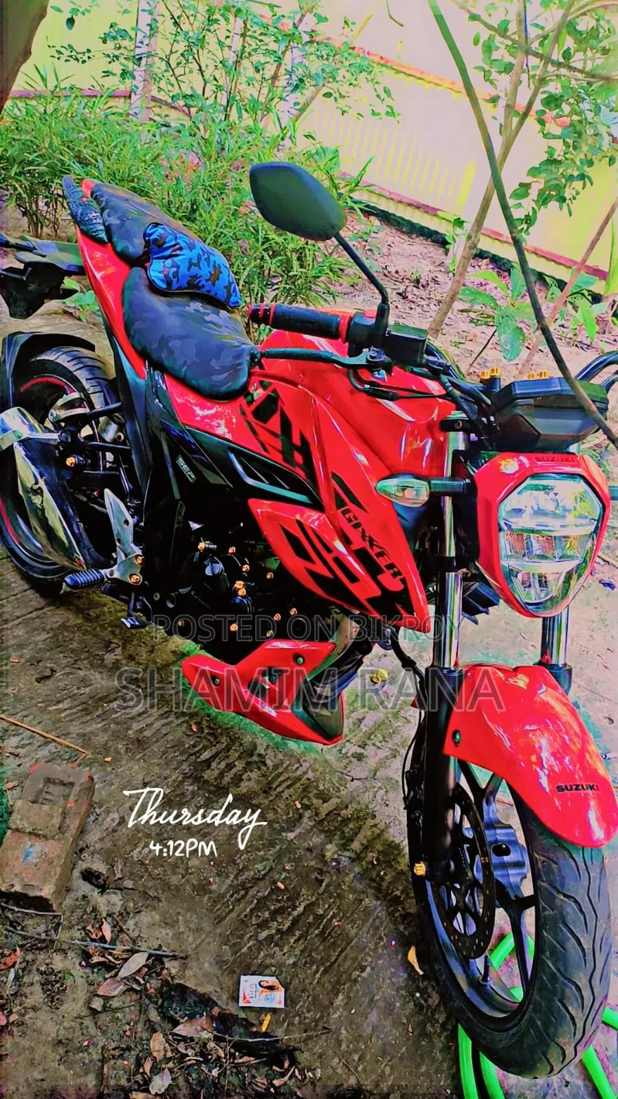 সুজুকি জিক্সার এফআই এবিএস ২০২২ লাল