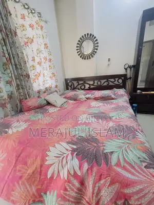 Malaysian Process Wood (MDF) Bed 5.5 Feet X 7 Feet