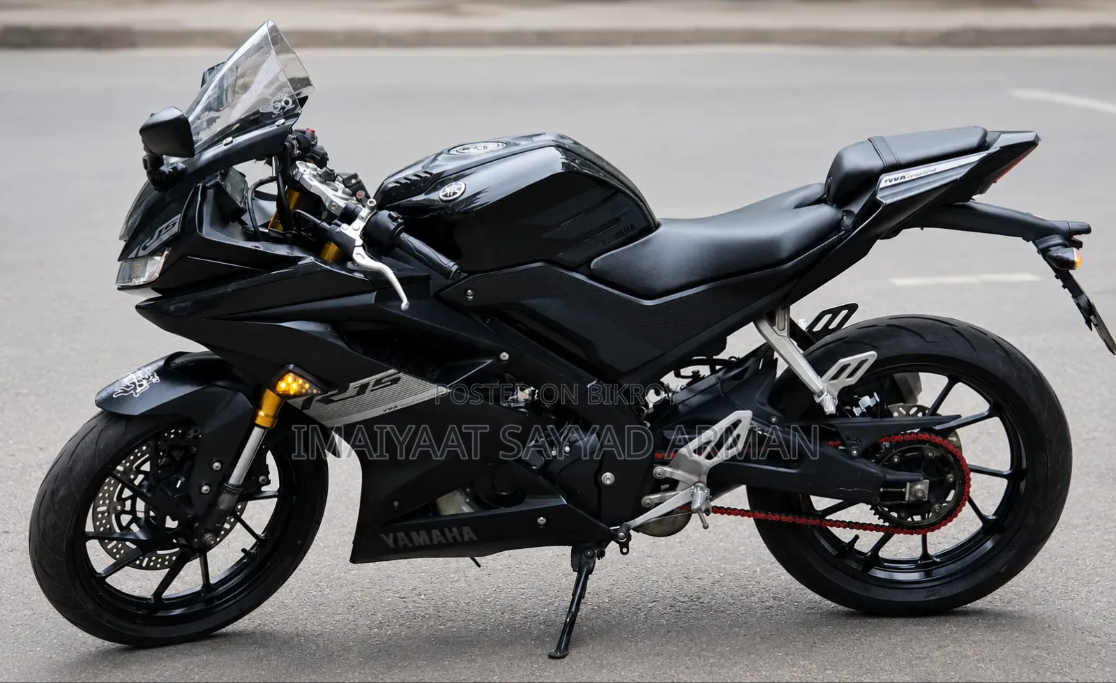 Yamaha R15 V3 2022 Black