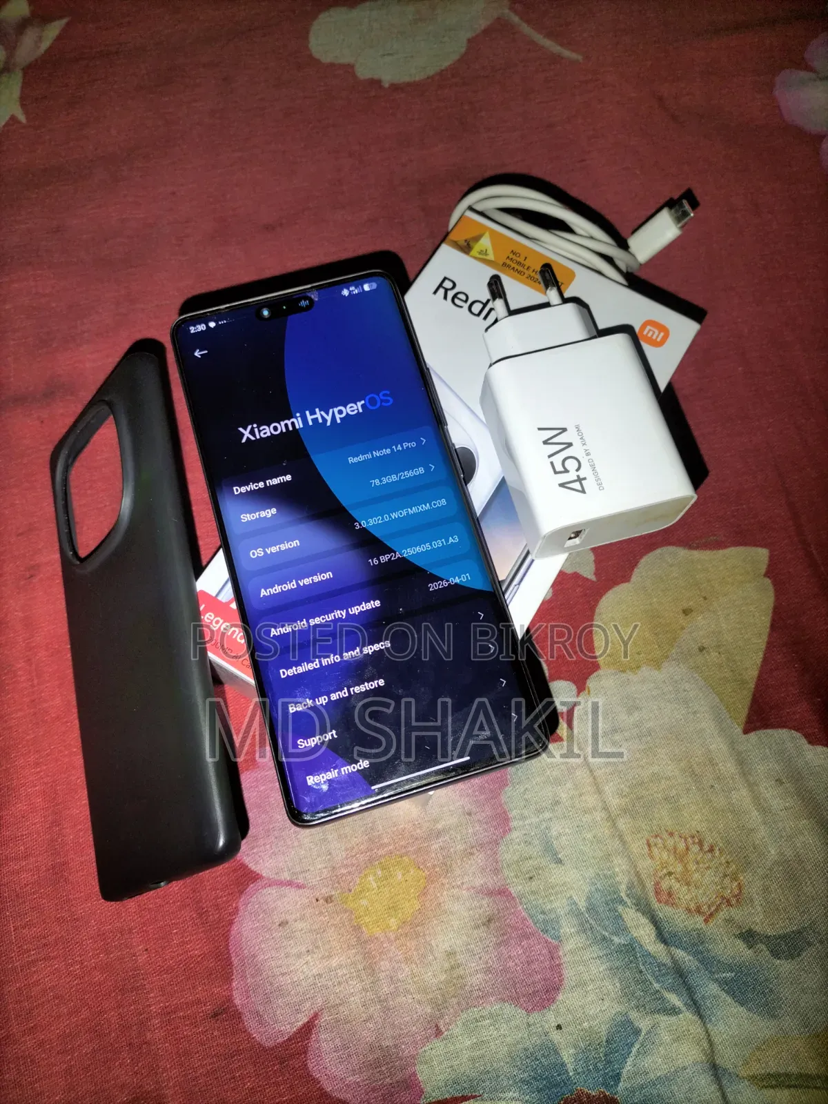 Xiaomi Redmi Note 14 Pro 256 GB Silver
