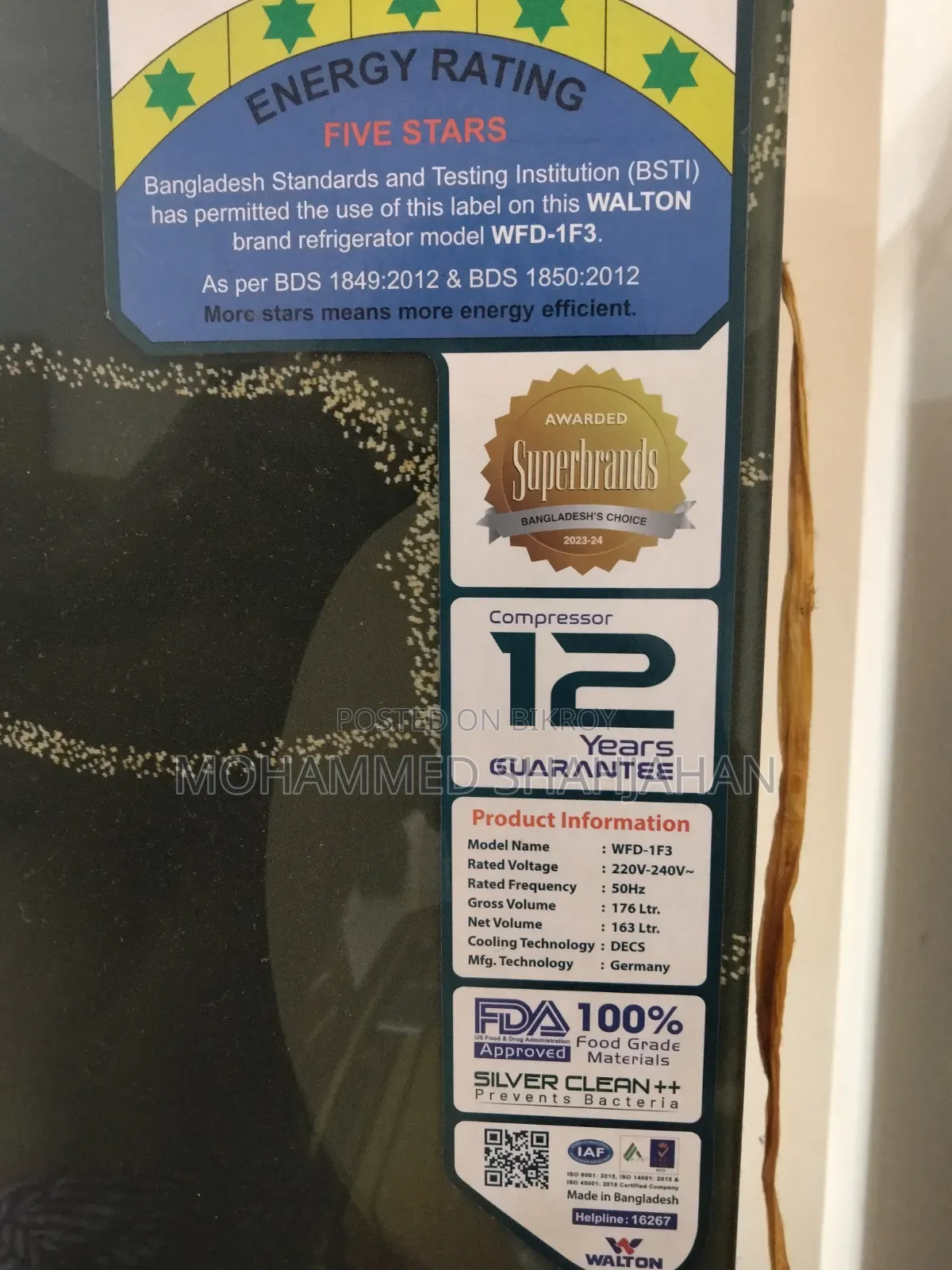 Walton Fridge