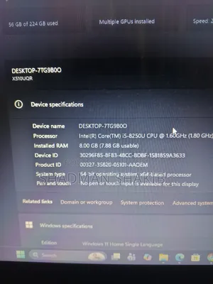 Laptop Asus VivoBook X540SA 8GB Intel Core I5 SSD 256GB
