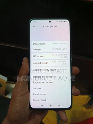 Xiaomi Redmi Note 14 4G 256 GB Black