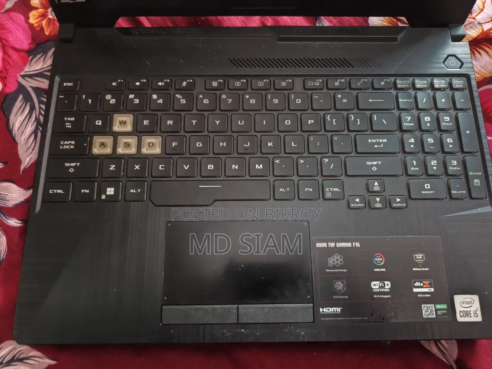 Laptop Asus TUF Gaming A15 16GB Intel Core I5 SSD 512GB