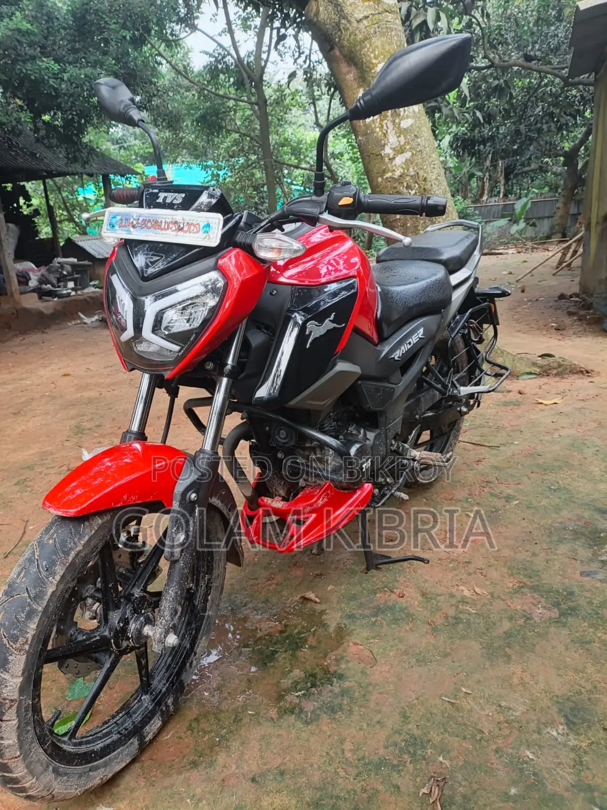 TVS Raider 125 2024 Red