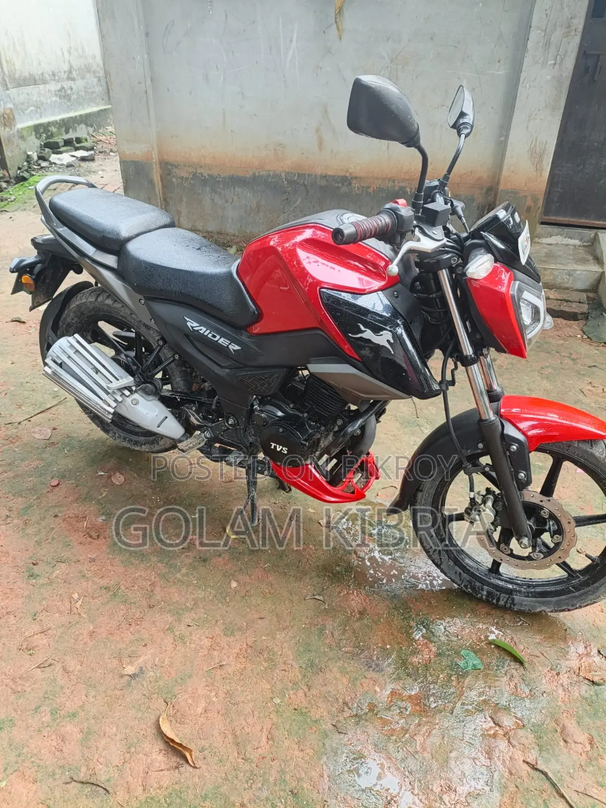 TVS Raider 125 2024 Red