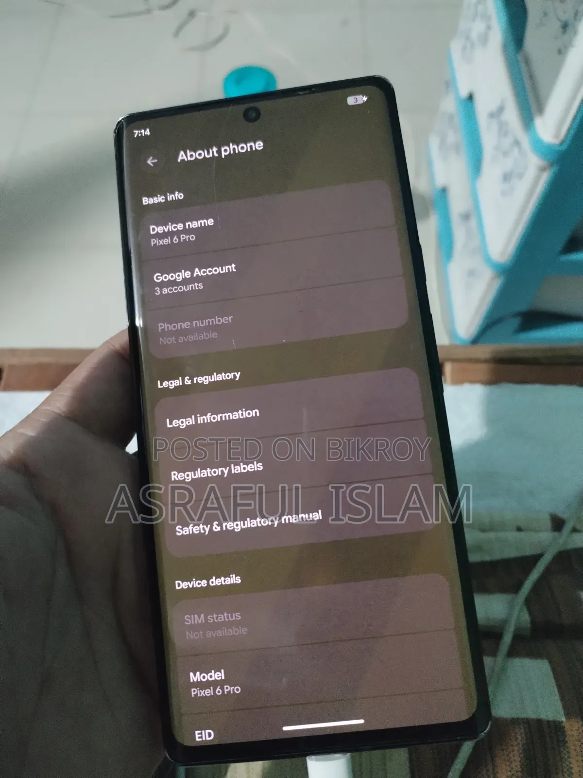 Google Pixel 6 Pro 128 GB Black