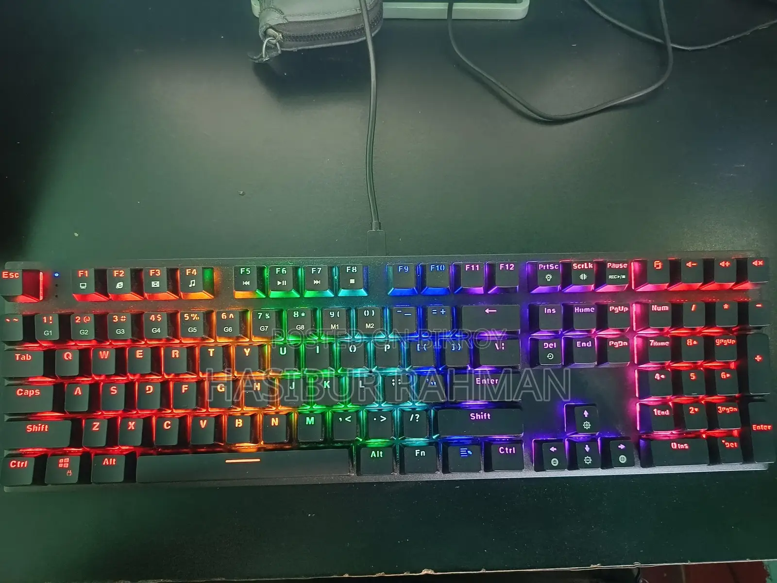 Fantech Maxfit108 Mk855 RGB Mechanical Keyboard (Blue Switch)