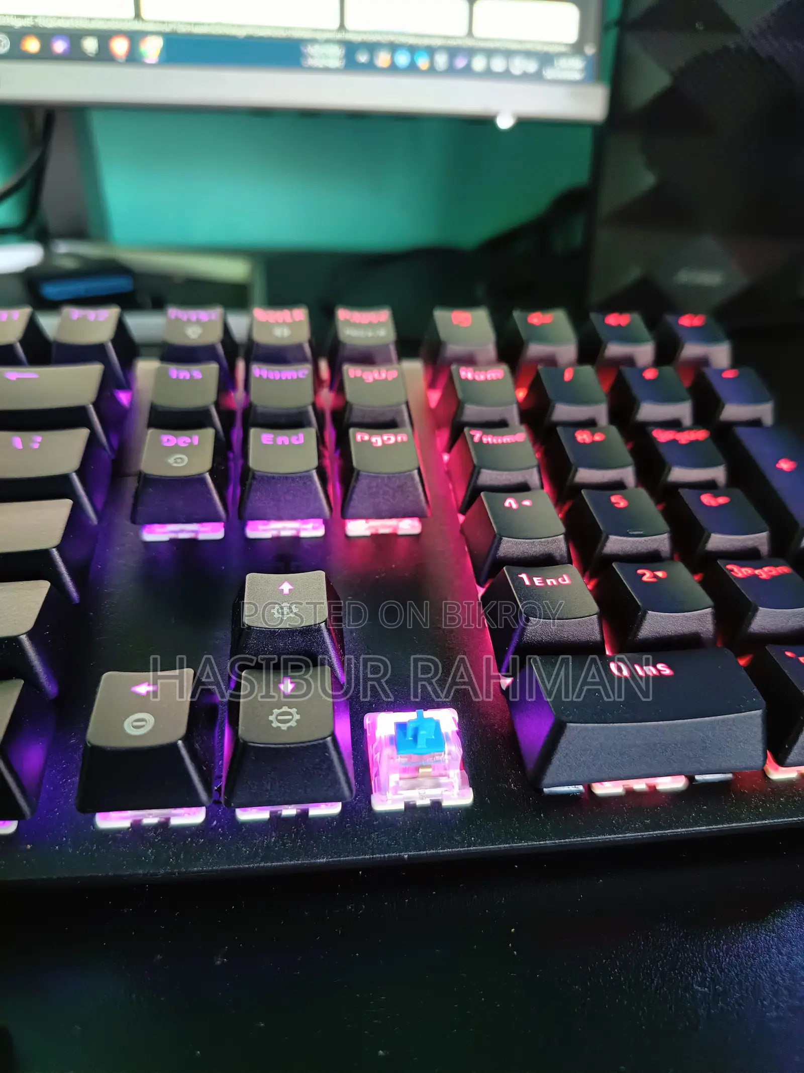 Fantech Maxfit108 Mk855 RGB Mechanical Keyboard (Blue Switch)