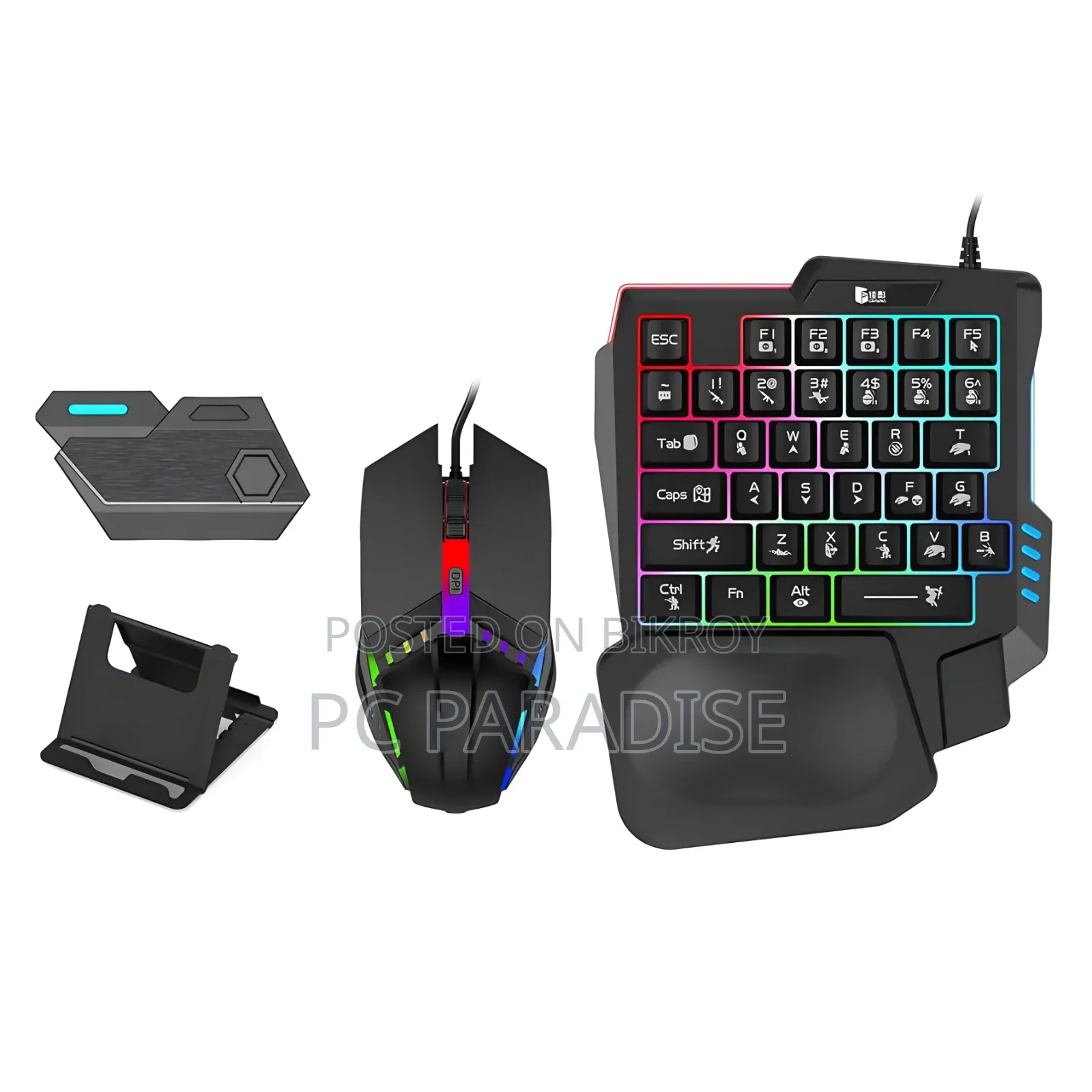 5 in 1 RGB Gaming Combo Pack