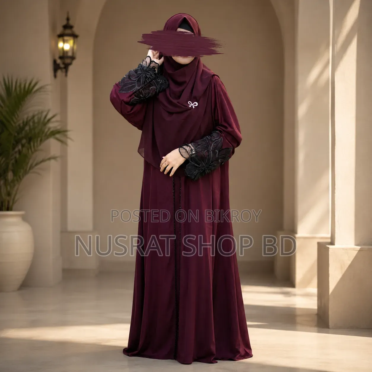 Premium Quality Lace Abaya Burqa. Code 13278