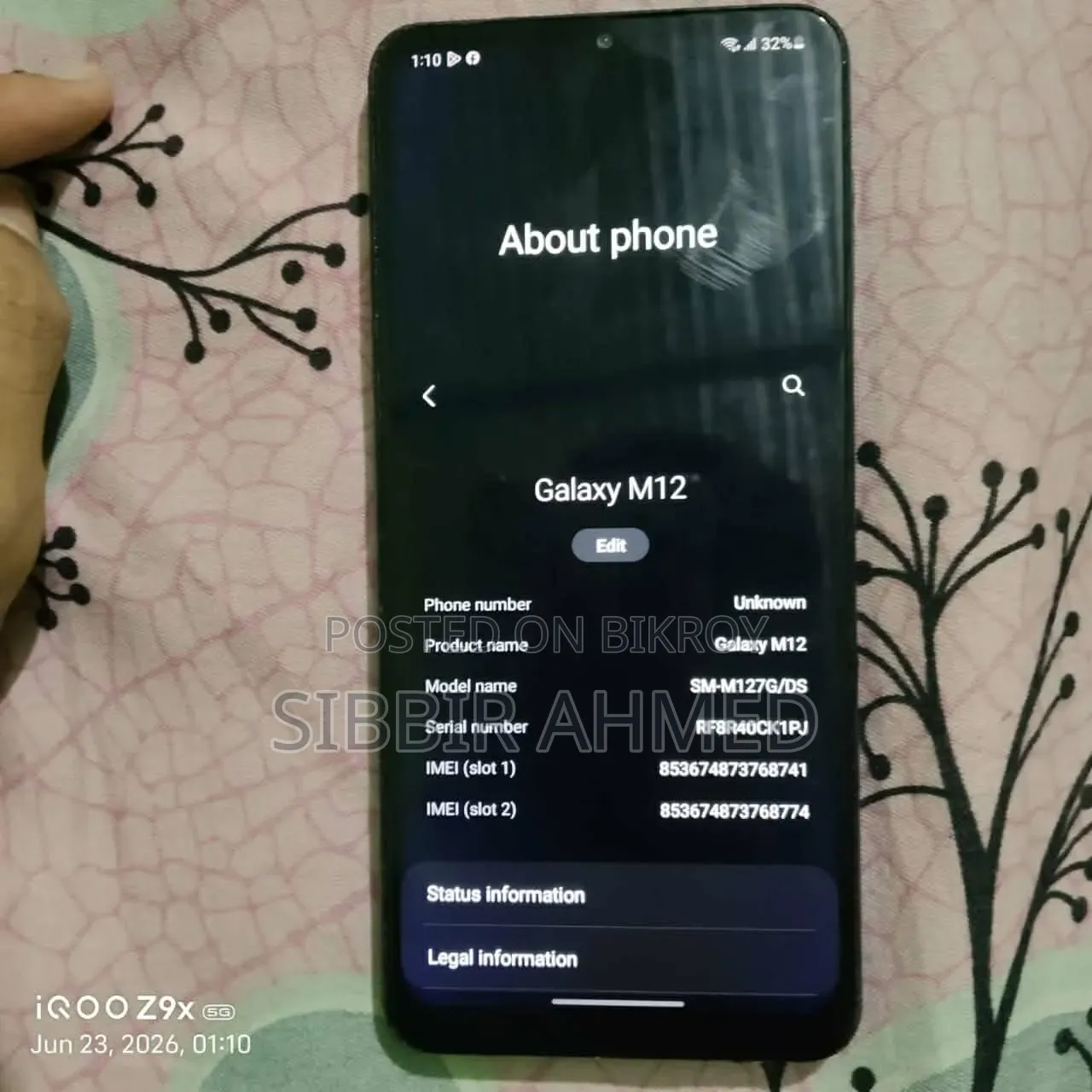 Samsung Galaxy M12 128 GB Blue