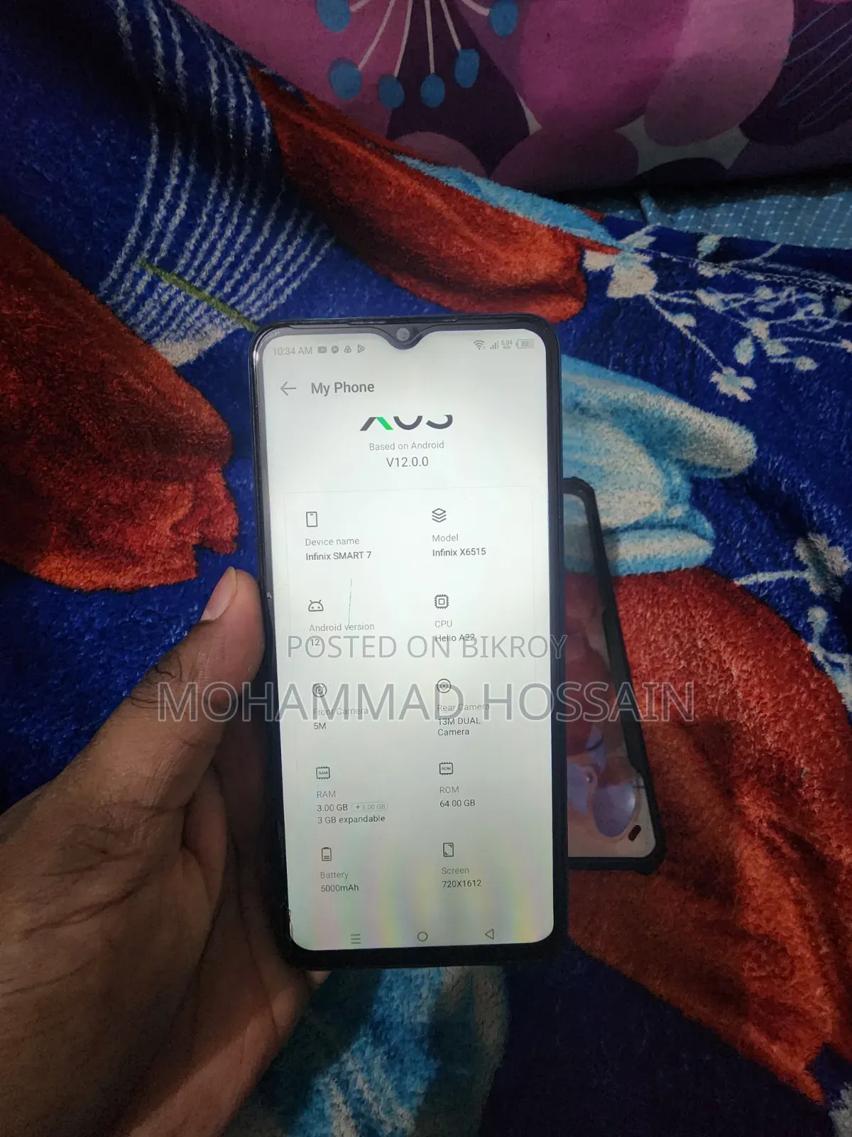 Infinix Smart 7 64 GB Blue