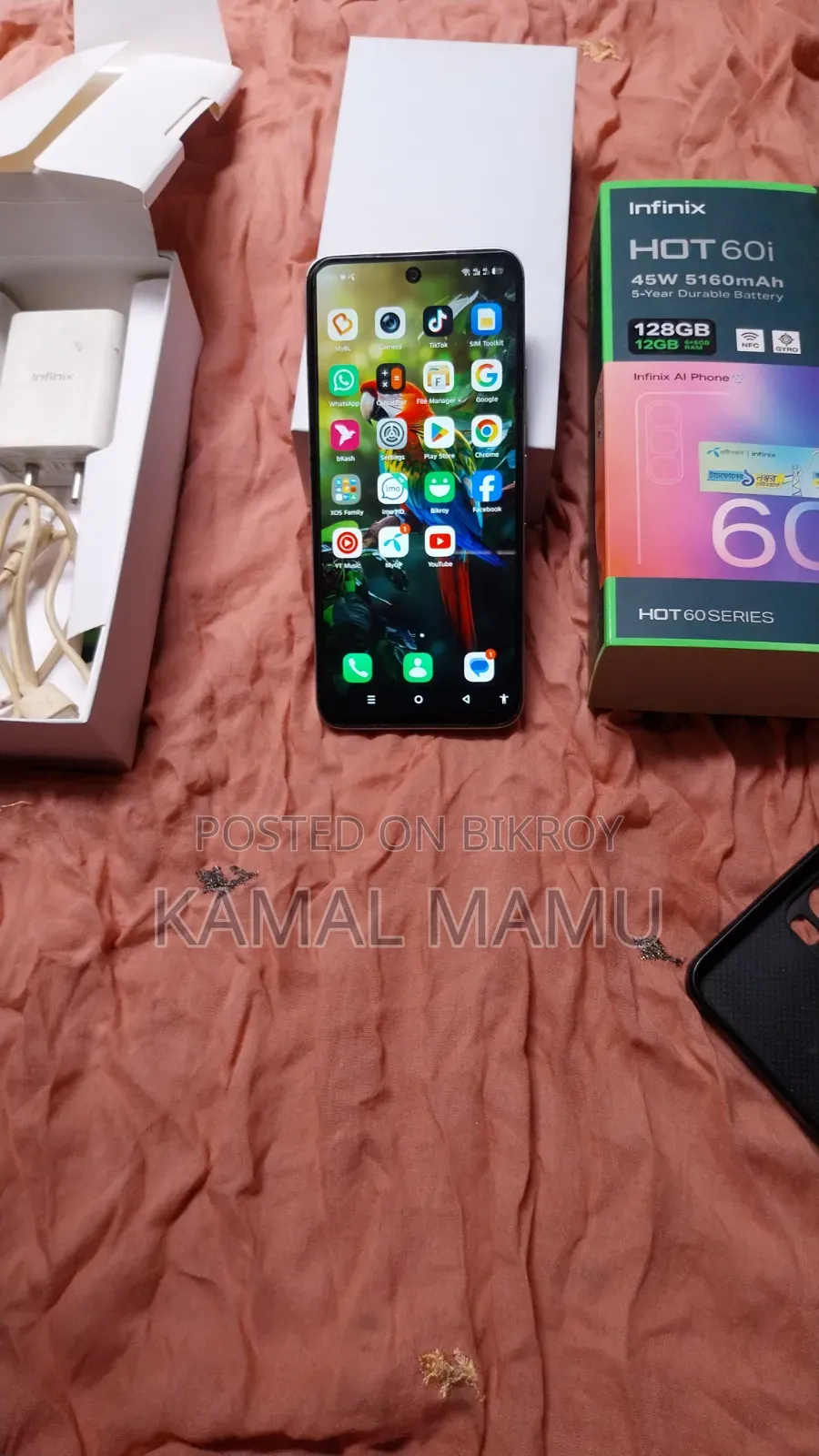 Infinix Hot 60i 128 GB White