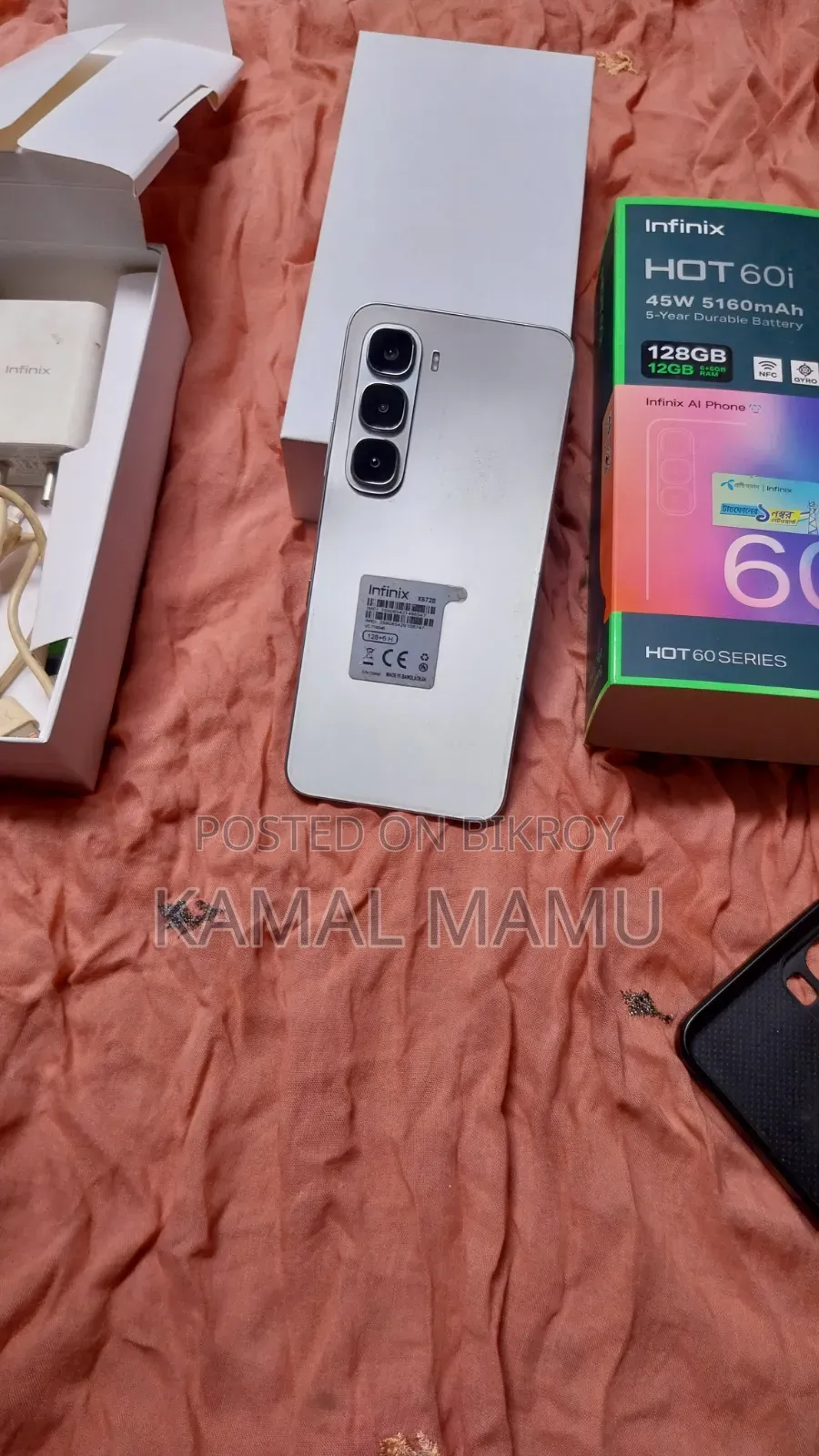 Infinix Hot 60i 128 GB White