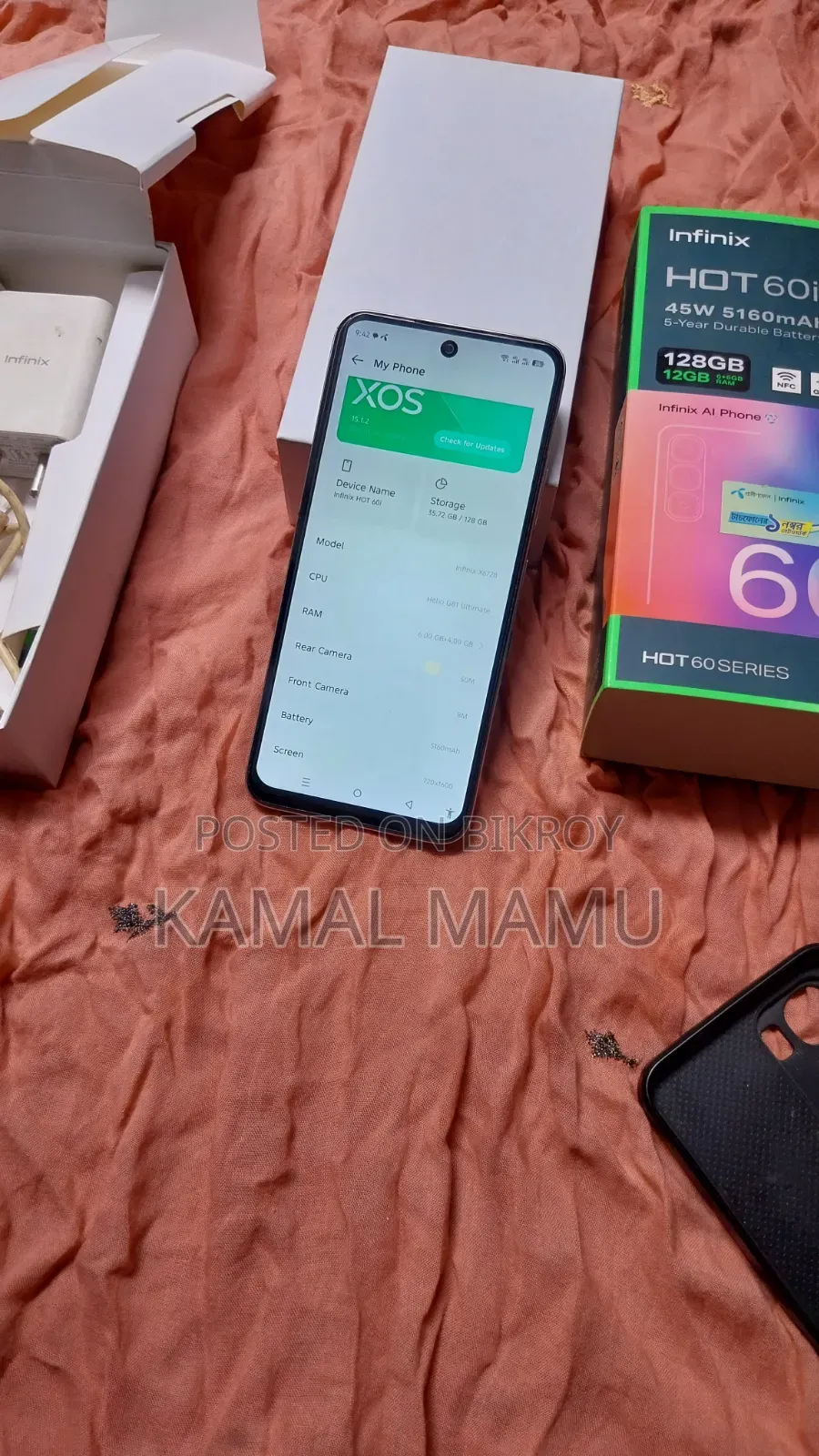 Infinix Hot 60i 128 GB White