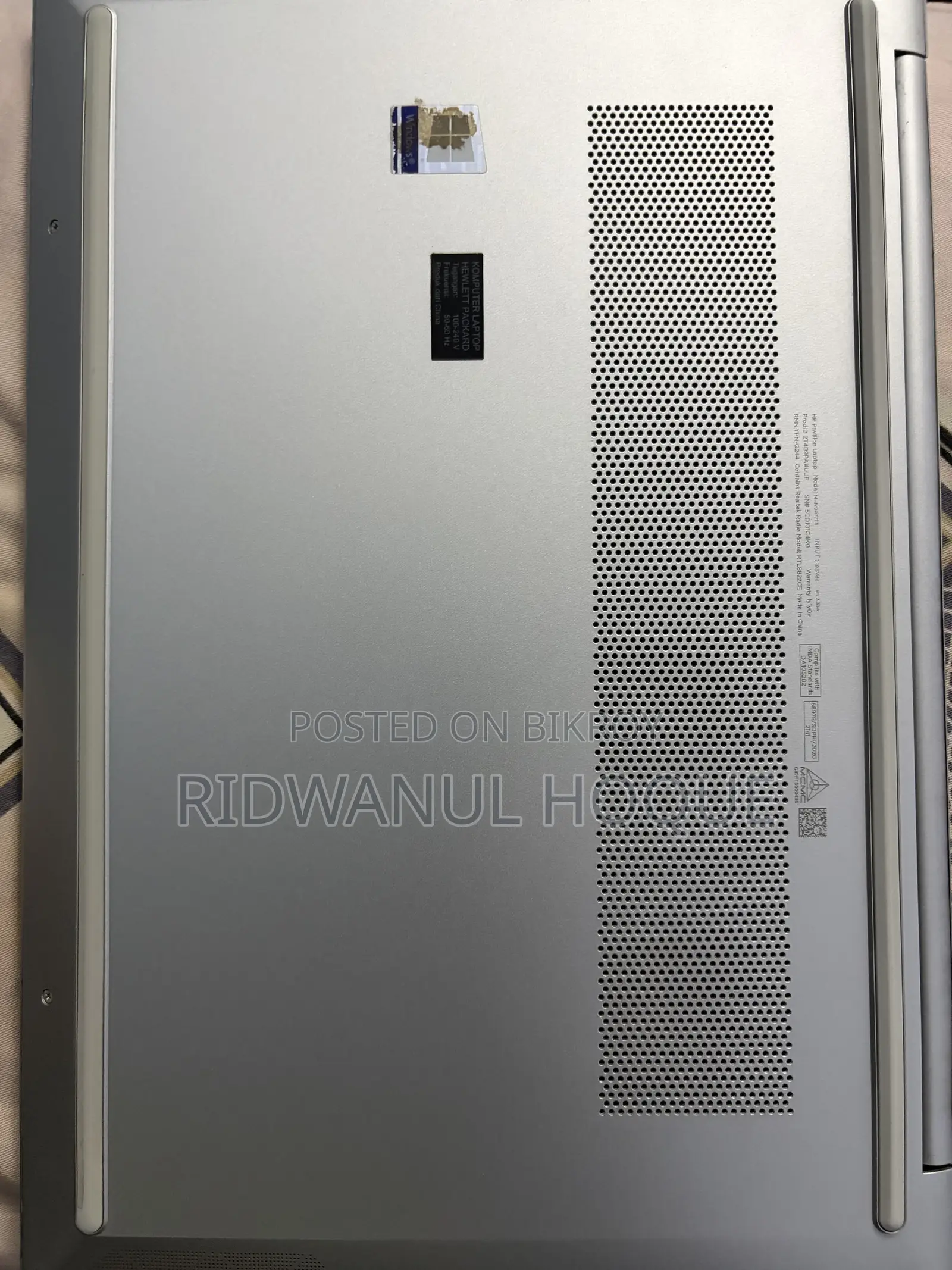 Laptop HP 14-Dq2031tg 16GB Intel SSD 512GB