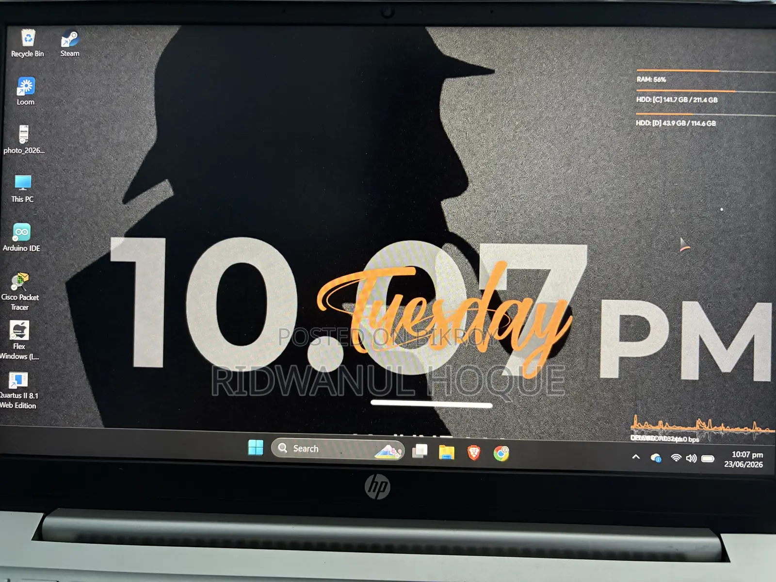 Laptop HP 14-Dq2031tg 16GB Intel SSD 512GB