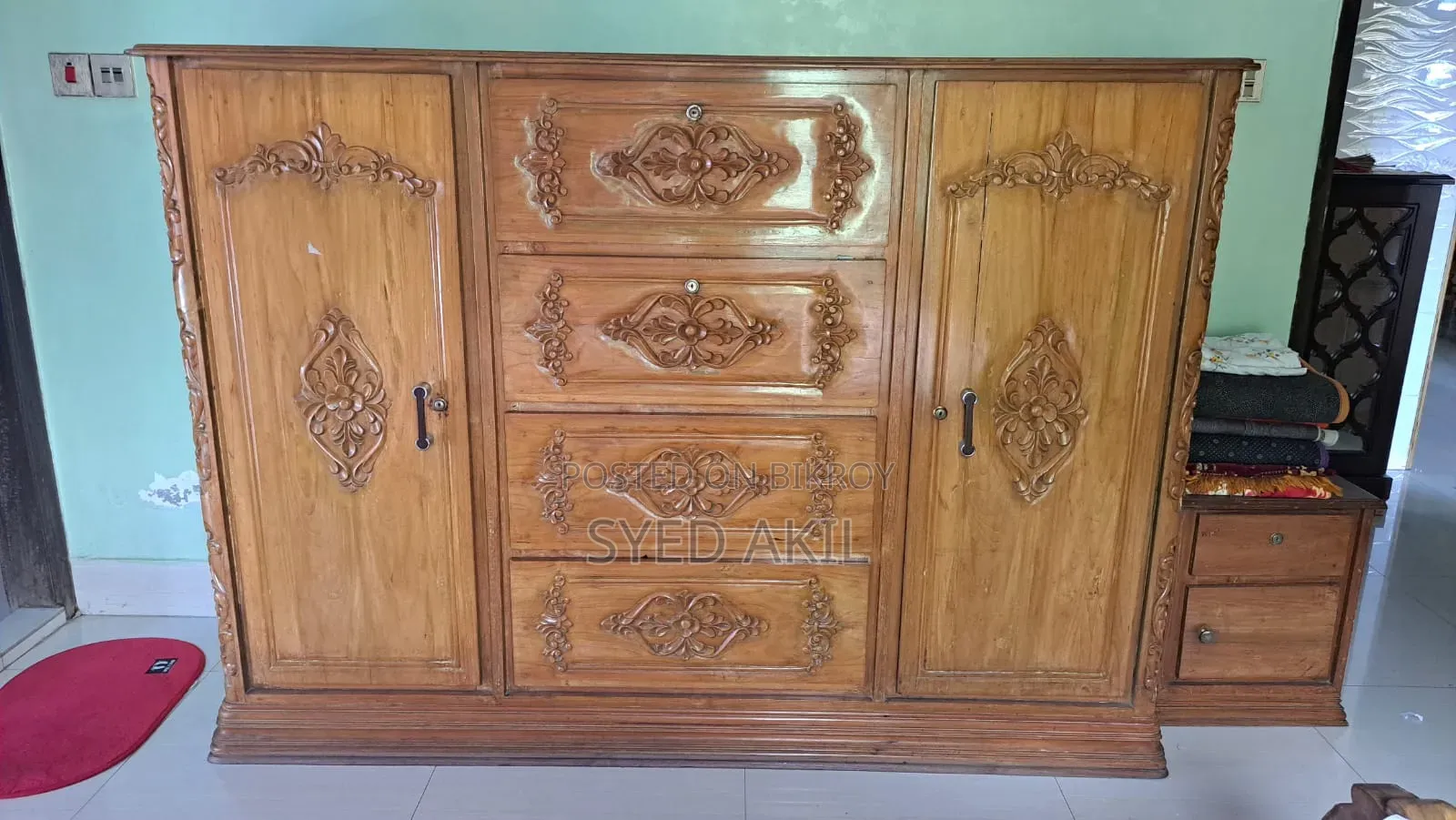 Teak Wood Wardrobe