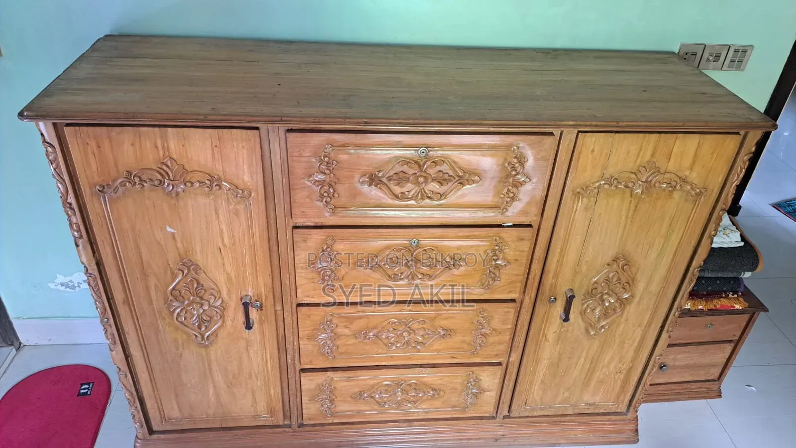 Teak Wood Wardrobe