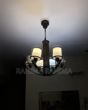 Antique Chandelier (Dark Brown Rose Gold)