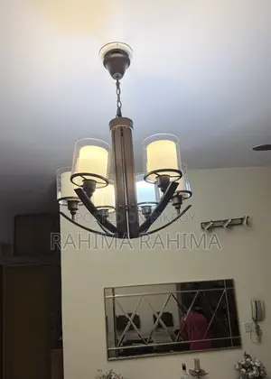 Antique Chandelier (Dark Brown Rose Gold)