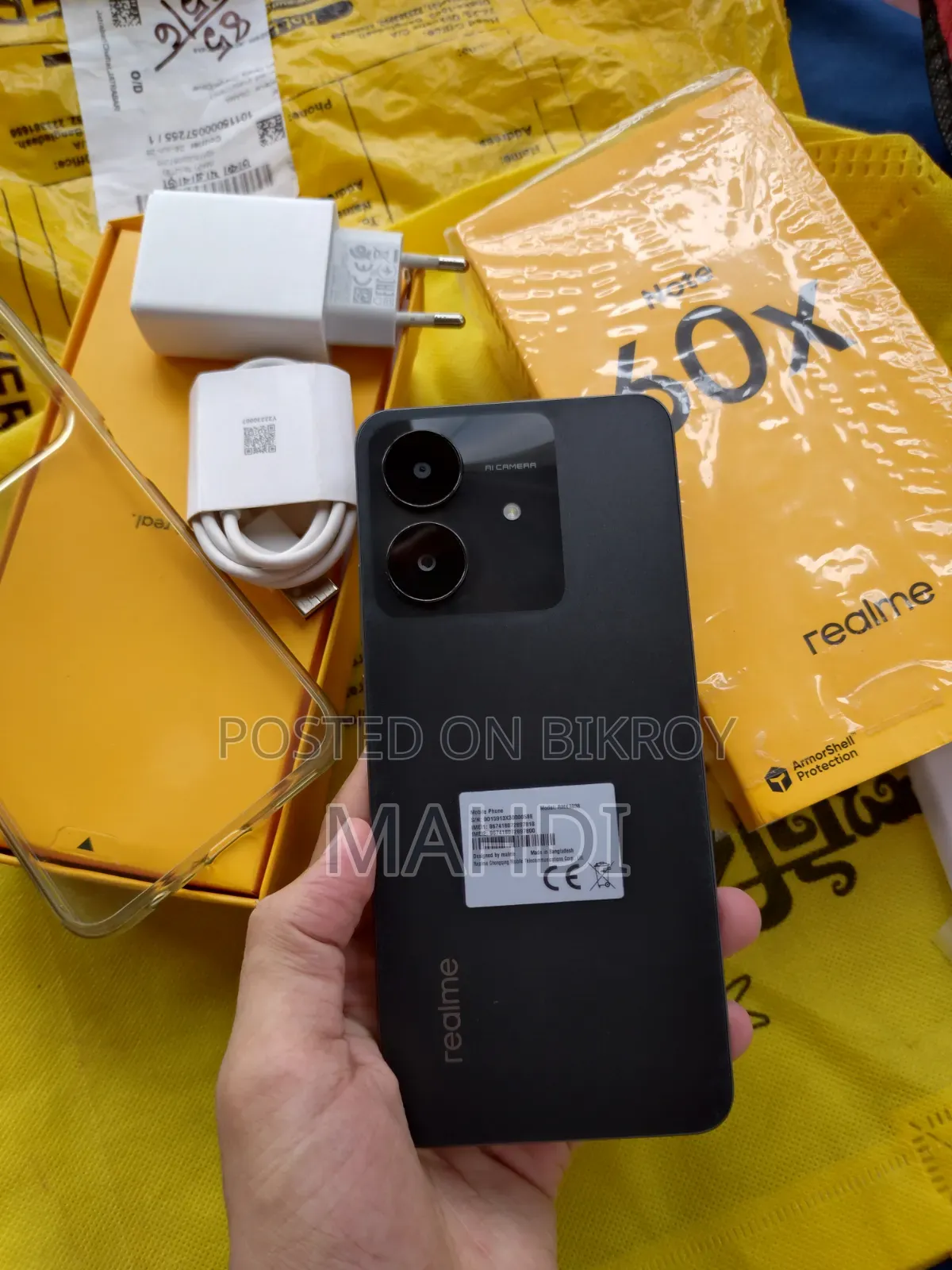 New Realme Note 60x 64 GB Black