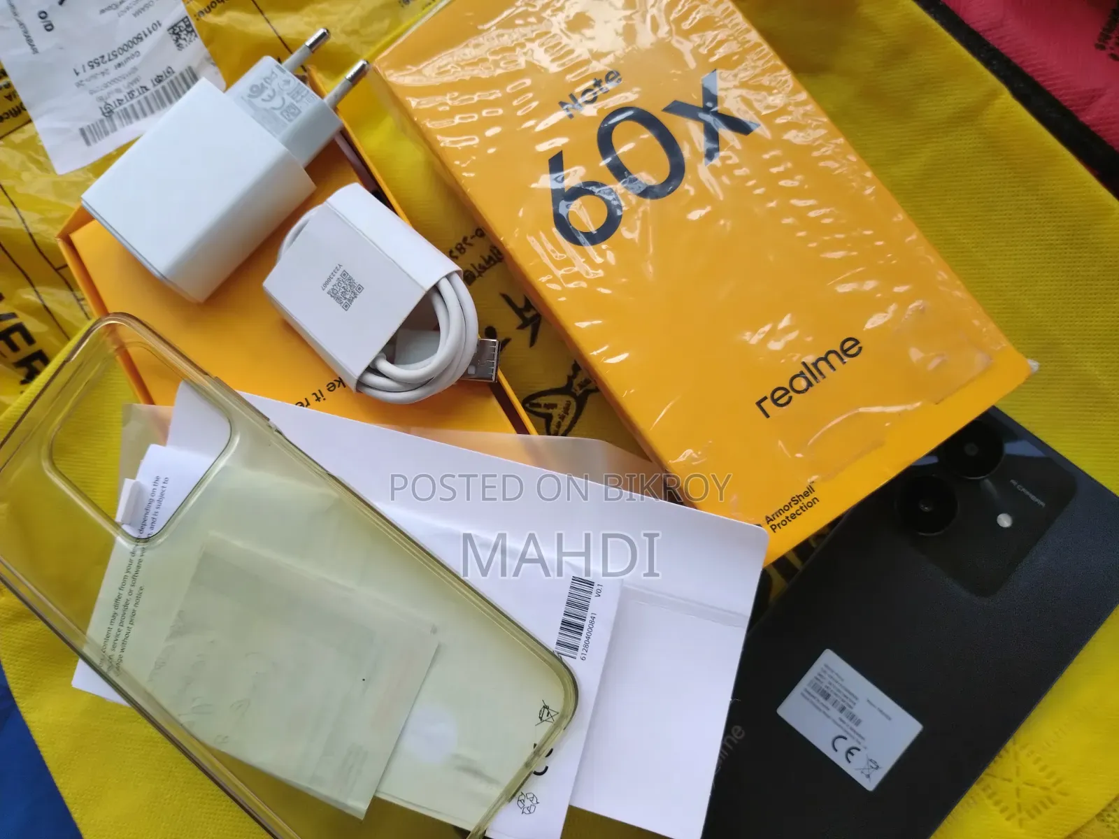 New Realme Note 60x 64 GB Black