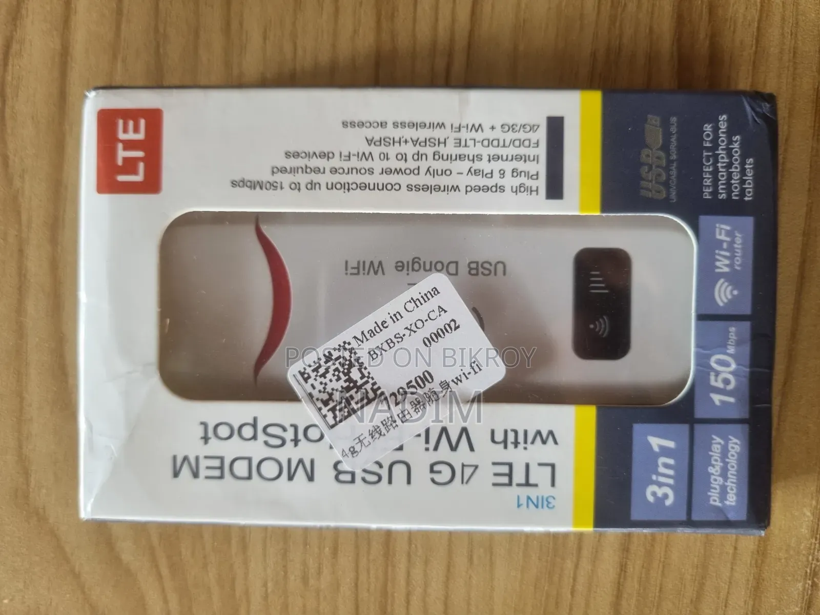 4G LTE USB Modem Plus WiFi Router