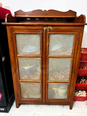 Neem wood food cabinet