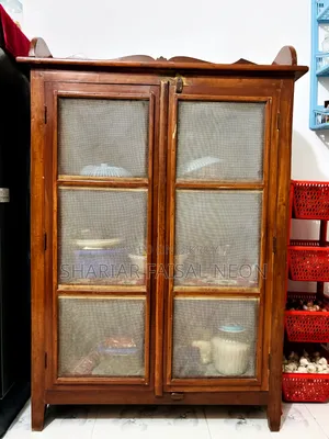 Neem wood food cabinet