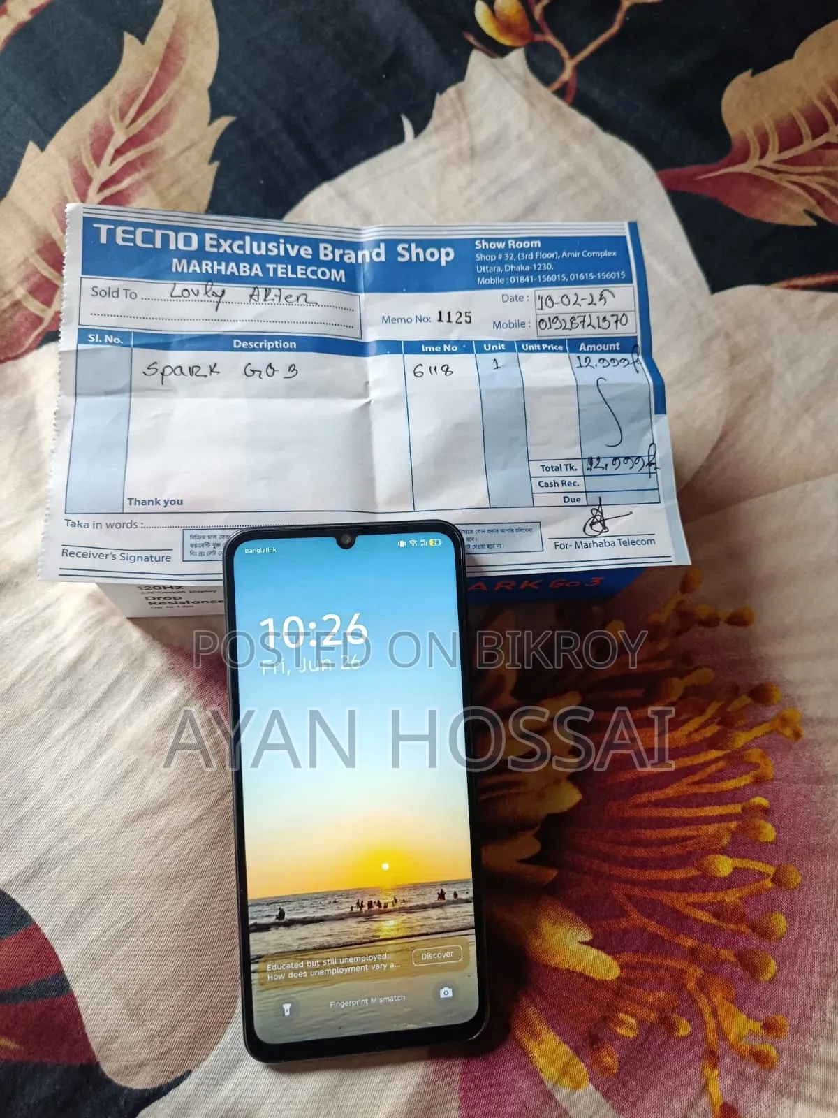 Tecno Spark Go 64 GB Black