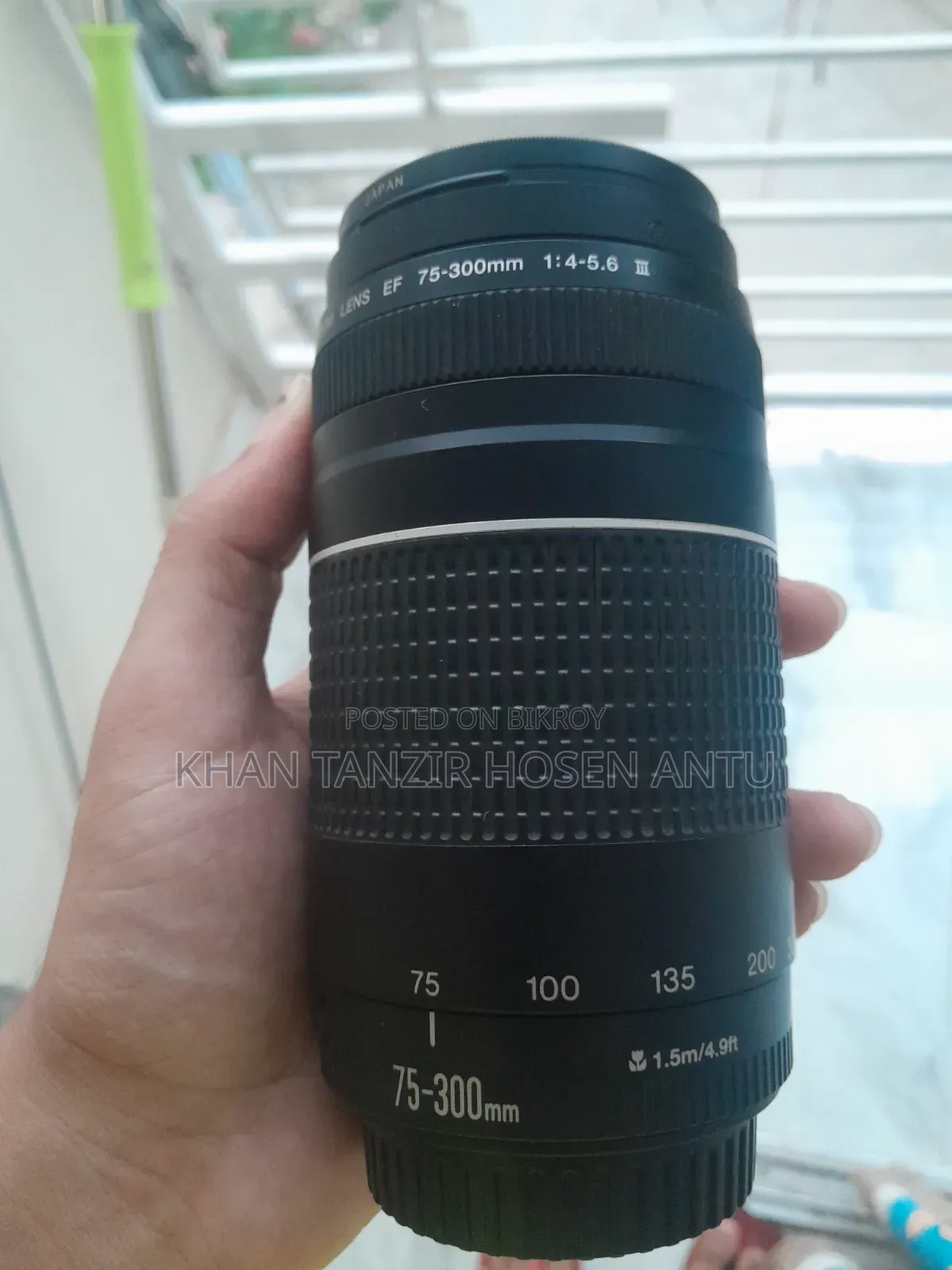 Canon EOS T6 Rebel 1300D With Kit and Telephoto Lens 75-300mm III