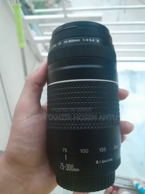 Canon EOS T6 Rebel 1300D With Kit and Telephoto Lens 75-300mm III