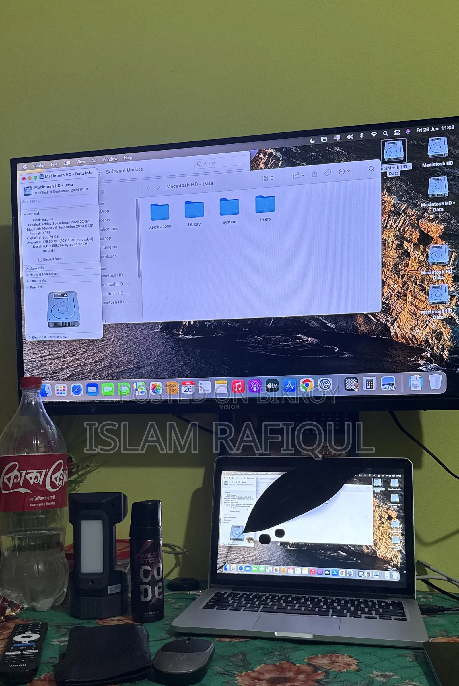 Laptop Apple MacBook Pro 2014 8GB Intel Core I5 SSD 256GB