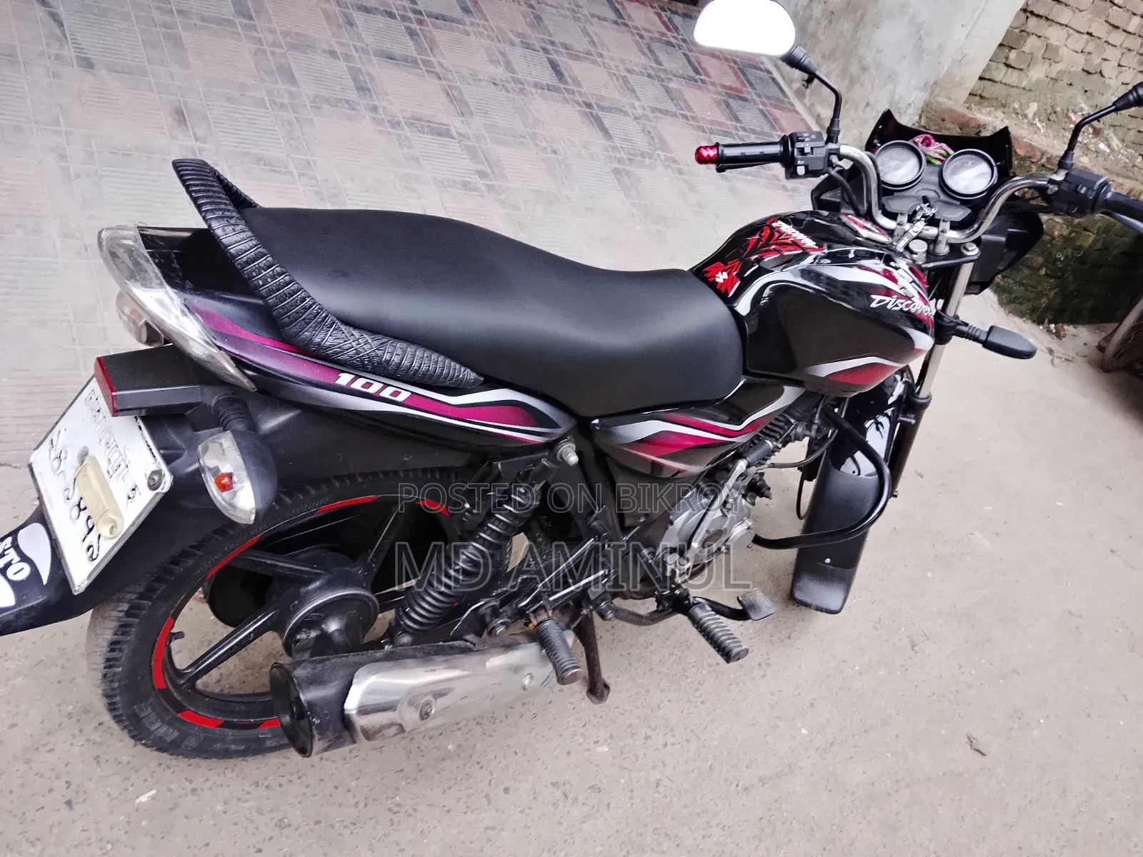 Bajaj Discover 100 2017 Black